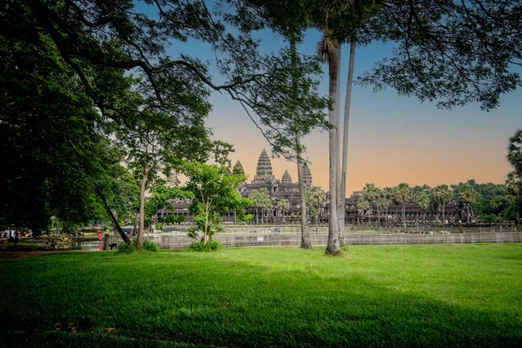 Angkor Wat's rainy season runs from May to October 2026