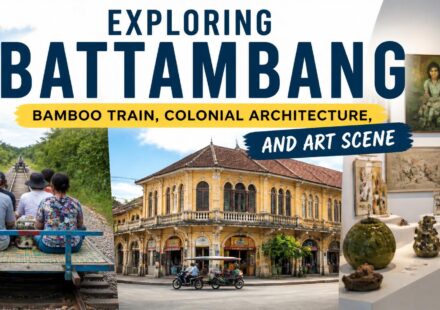 Exploring Battambang Bamboo Train, Colonial Architecture, and Art Scene