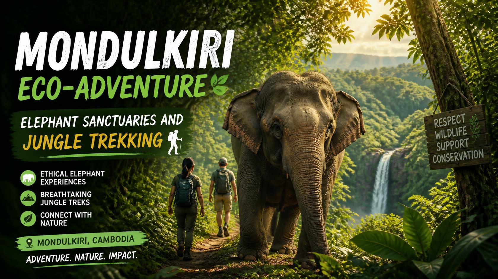 Mondulkiri Eco-Adventure: Elephant Sanctuaries and Jungle Trekking